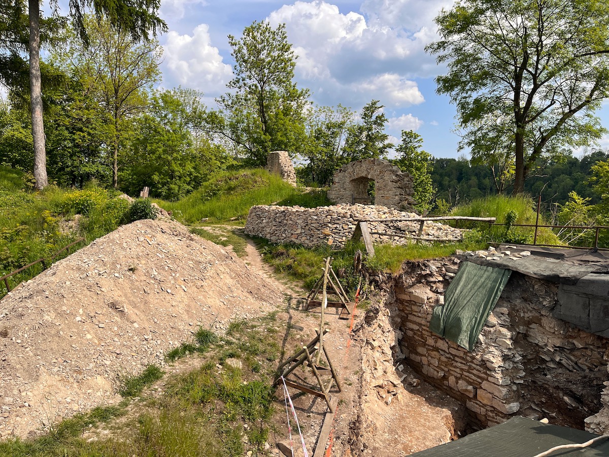 Zřícenina hradu Brandýs nad Orlicí